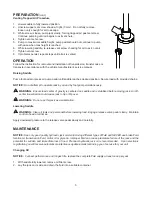 Preview for 5 page of SFA BPM407 Operating Instructions & Parts Manual