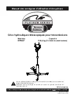 Preview for 10 page of SFA BPM407 Operating Instructions & Parts Manual