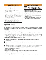 Preview for 4 page of SFA OMEGALIFT 23221C Operating Instructions & Parts Manual