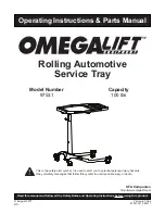 SFA OmegaLift 97531 Operating Instructions preview