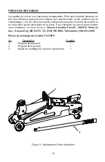 Preview for 15 page of SFA Pro-Lift F-2315PE Operating Instructions & Parts Manual