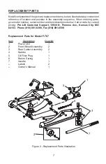 Preview for 7 page of SFA Pro-Lift F-767 Operating Instructions & Parts Manual