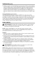 Preview for 12 page of SFA Pro-Lift F-767 Operating Instructions & Parts Manual