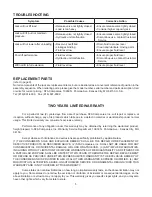 Preview for 5 page of SFA Pro-Lift G-4030 Operating Instructions & Parts Manual