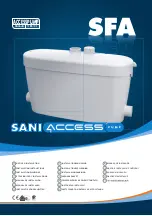 SFA SANIACCESS Installation Instructions Manual preview