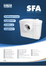 SFA SANIBROYEUR Installation Instructions Manual preview