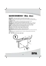 Предварительный просмотр 9 страницы SFA Sanicondens Clim Deco Manual