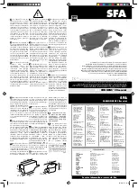 SFA SANICONDENS CLIM MINI Installation Instructions Manual preview