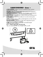 Предварительный просмотр 9 страницы SFA SANICONDENS deco Plus Operating & Installation Manual