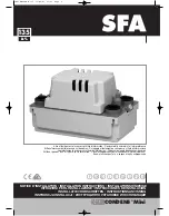 Preview for 1 page of SFA SANICONDENS Mini Installation Instructions Manual