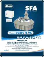 SFA SANICUBIC 2 VX Operating & Installation Manual preview