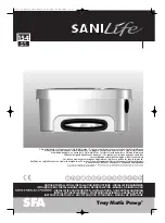 SFA SANILife Tray Matic Installation Instructions Manual preview