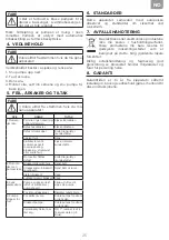 Preview for 25 page of SFA SANIPUDDLE Installation And Operating Manual