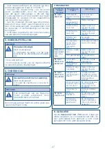 Preview for 27 page of SFA Sanipump SLD 700 S Operating & Installation Manual