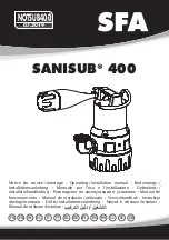 Preview for 1 page of SFA SANISUB 400 Operating & Installation Manual