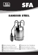 Предварительный просмотр 1 страницы SFA SANISUB STEEL Operating & Installation Manual