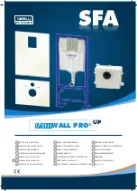 SFA SANIWALL PRO UP Installation Instructions Manual preview