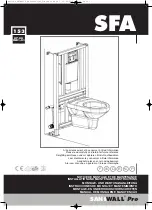 Preview for 1 page of SFA SANIWALL Pro Installation And Maintenance Instructions Manual