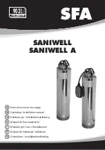 SFA SANIWELL Operating & Installation Manual preview