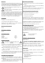 Preview for 14 page of SFA Watermatic VD120 Installation Manual