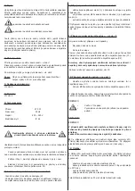 Preview for 34 page of SFA Watermatic VD120 Installation Manual