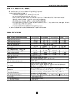 Preview for 6 page of SFaudio SFR-7000 User Manual