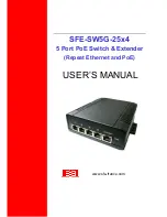 Предварительный просмотр 1 страницы SFE SFE-SW5G-25x4 User Manual