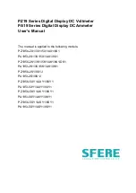 Предварительный просмотр 1 страницы Sfere PA19 Series User Manual