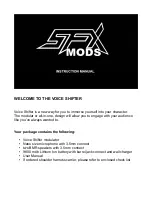 Предварительный просмотр 1 страницы SFX Mods Voice Shifter Instruction Manual