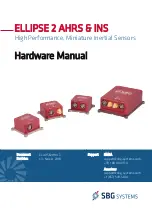 SGB ELLIPSE 2 Series Hardware Manual предпросмотр