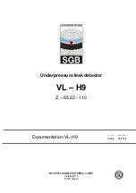 Preview for 1 page of SGB VL-H9 Manual