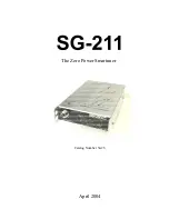 SGC Smartuner SG-211 Operating Manual preview