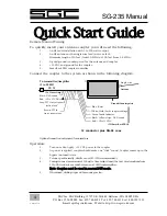 Preview for 4 page of SGC Smartuner SG-235 Installation And Operation Manual