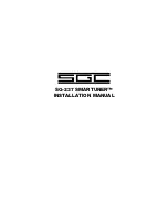 SGC SMARTUNER SG-237 Installation Manual preview