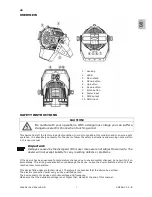 Preview for 3 page of SGM Idea Par LED Zoom RGB Instruction Manual