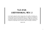 Preview for 3 page of SGM TLD-612A User Manual