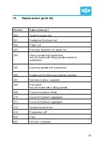 Preview for 25 page of SGS FKE Operating Manual And Test Log Book