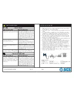 Предварительный просмотр 4 страницы SGS SAT601 Owner'S Manual