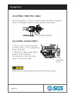 Предварительный просмотр 33 страницы SGS SCT501 Owner'S Manual