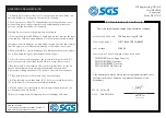 Предварительный просмотр 6 страницы SGS SSB400 Owner'S Manual