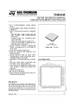 SGS TS68483A Manual предпросмотр