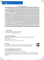 Preview for 3 page of shada LED's light 30071 Series Installation And Operating Manual