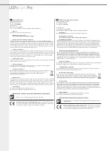 Preview for 5 page of shada LED's light Pro Operation & Installation Manual