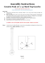 Предварительный просмотр 8 страницы Shade N' Shelters 101642581 Owner'S Manual