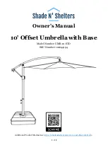 Предварительный просмотр 1 страницы Shade N' Shelters 101644194 Owner'S Manual