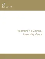 Preview for 1 page of ShadeFX Freestanding Canopy Assembly Manual