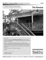 ShadeTree The Forester Assembly Instructions Manual preview