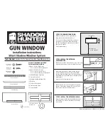 Shadow Hunter GUN WINDOW Installation Instructions preview