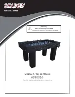 Preview for 1 page of Shadow 390016 Assembly And Instructions