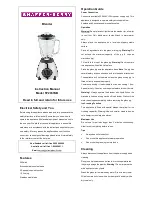 Preview for 1 page of Shaffer-Berry SY2933SB Instruction Manual